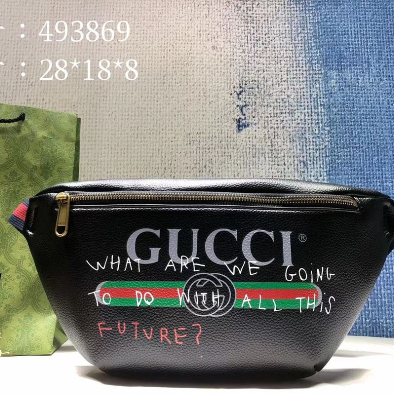 G*u*i waist & chest packs